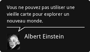 Citation Einstein - explorer un nouveau monde