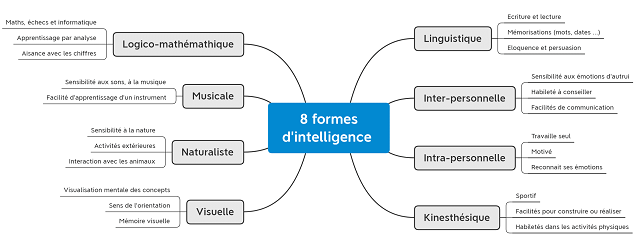 les 8 formes d'intelligence
